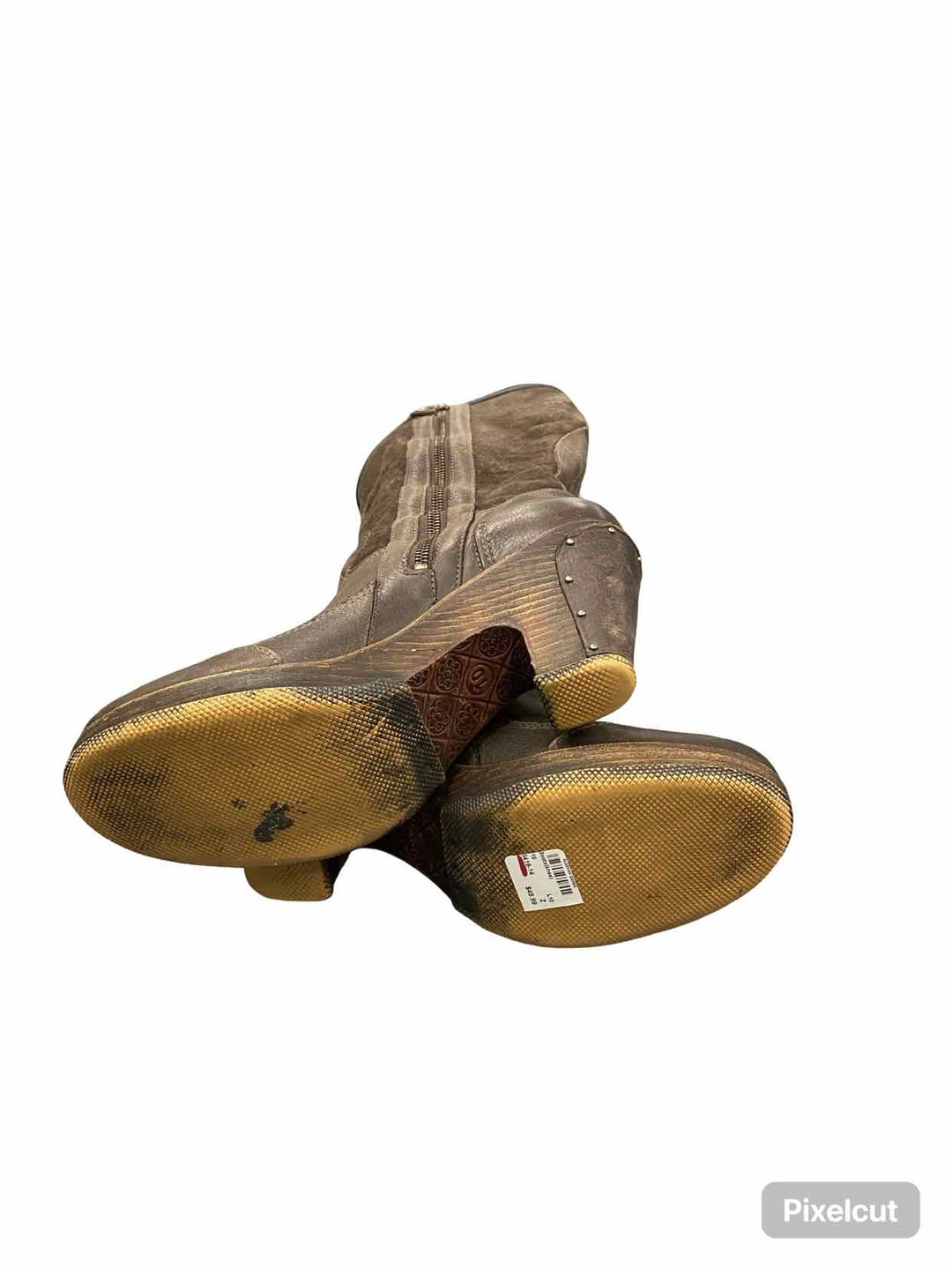 Timberland Shoe Size 10 Brown Leather VINTAGE Boots(knee)