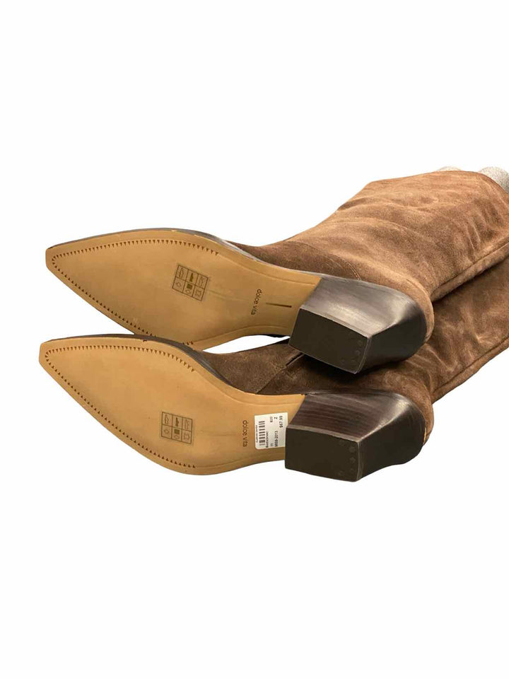 Dolce Vita Shoe Size 11 Brown Suede Raj Boots(knee)