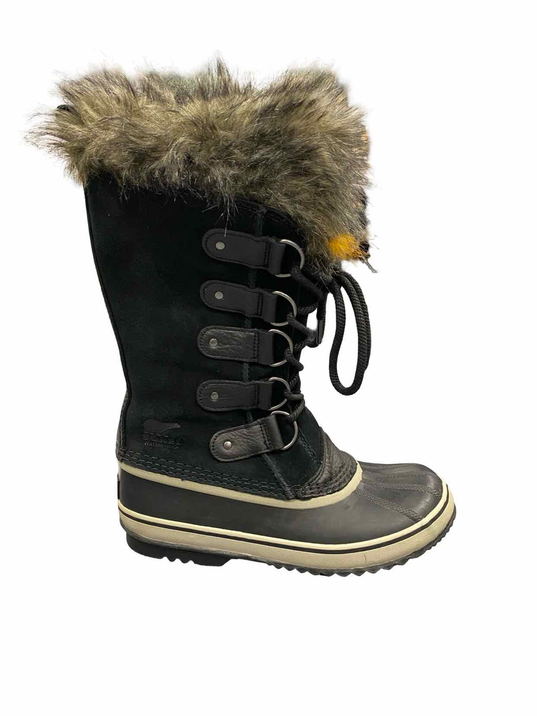 Sorel Shoe Size 8 Black Joan of Arctic Waterproof Boots(knee)