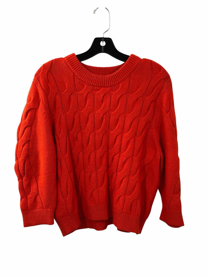 Treasure & Bond Size L Orange Sweater