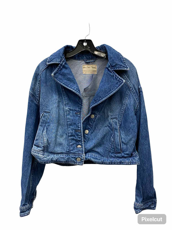 We the Free Size S Blue Denim Jacket (Outdoor)
