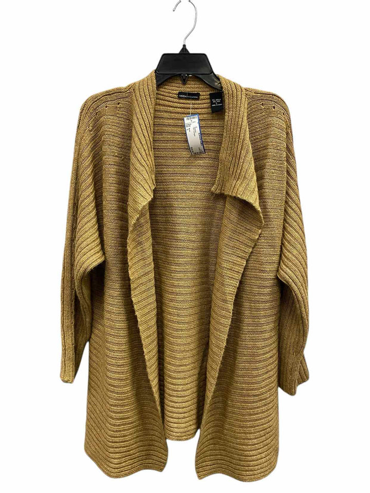 Moda Size L Tan Sweater