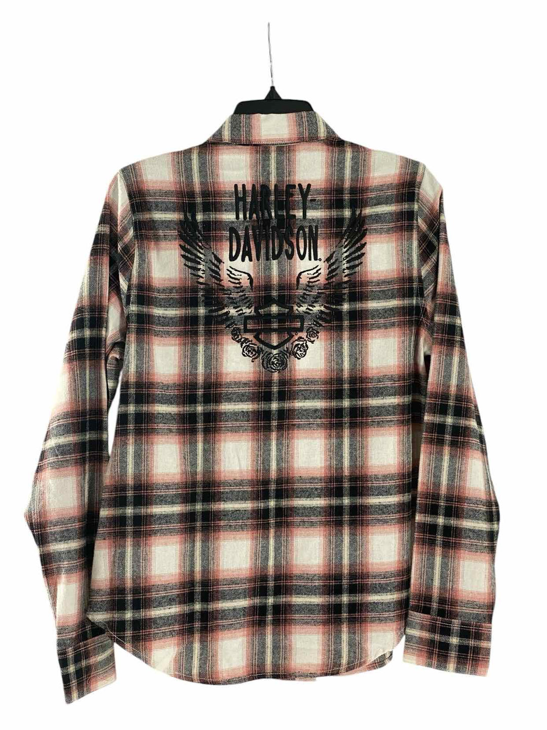 Billabong Size M Black Tan Print Long Sleeve Shirts