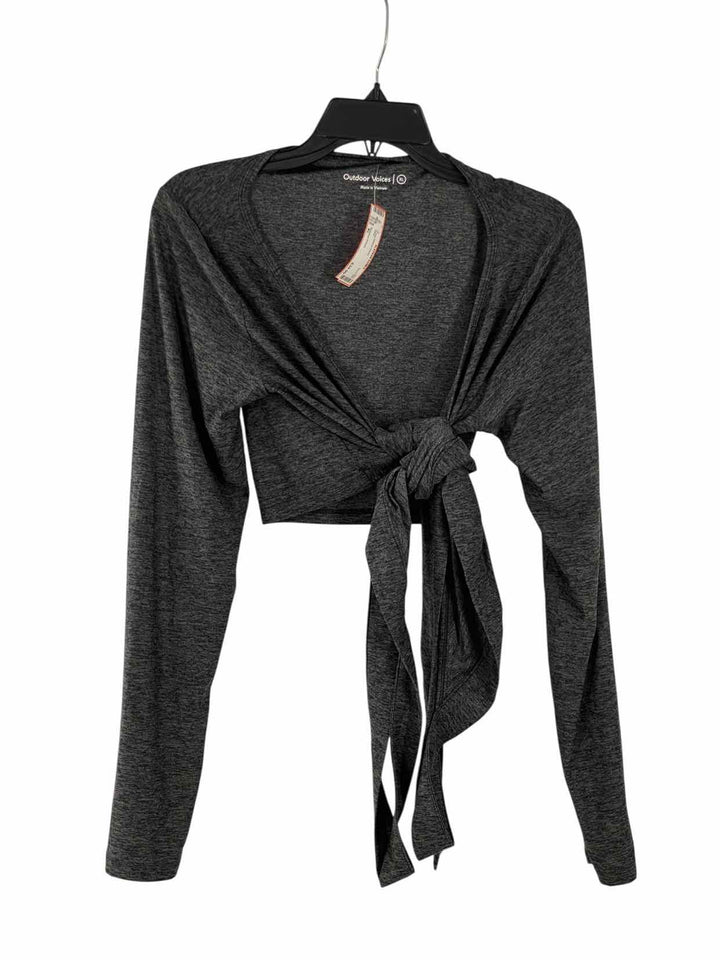 Outdoor Voices Size XL Gray Long Sleeve Shirts