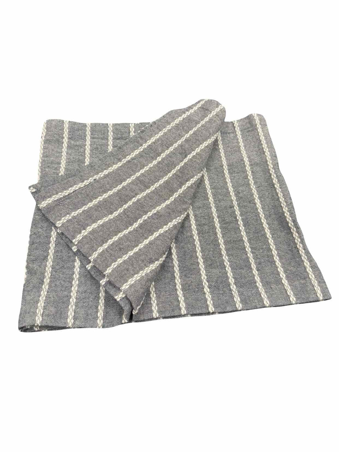 Navy and White Table Runner Home Decor