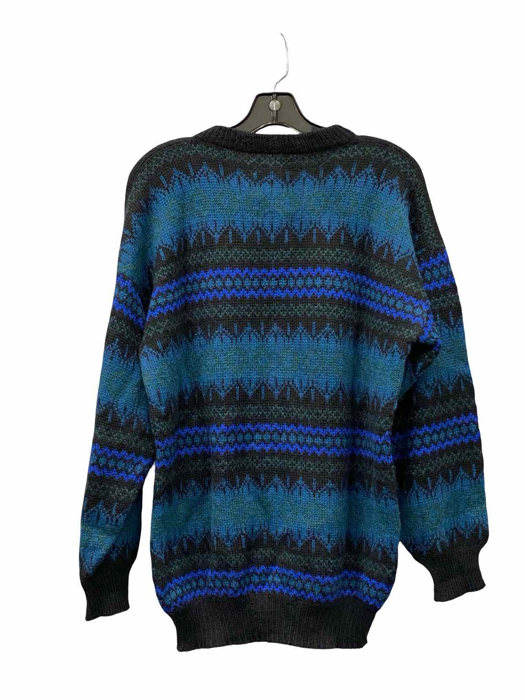 Paititi Woolens Size M/L Multi-Color Print Alpaca Sweater