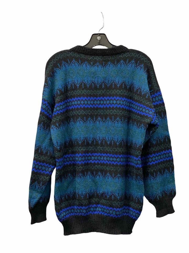 Paititi Woolens Size M/L Multi-Color Print Alpaca Sweater