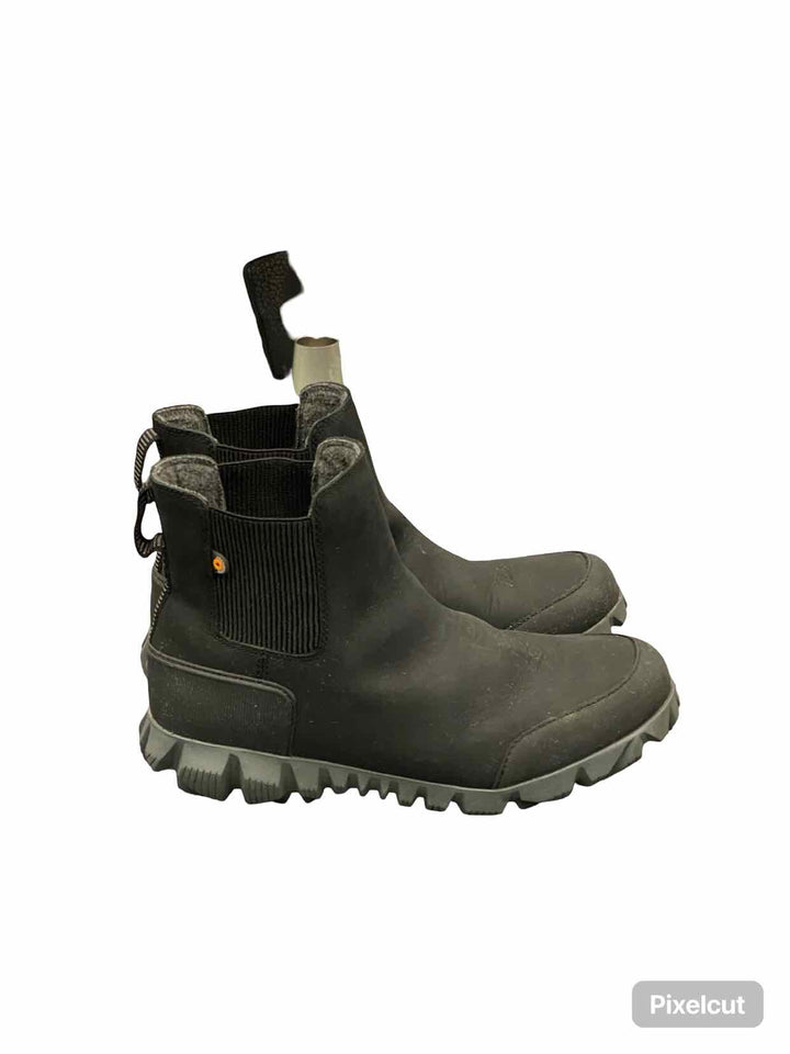 Bogs Shoe Size 7 Black waterproof Urban Leather Chelsea Boots(Ankle)