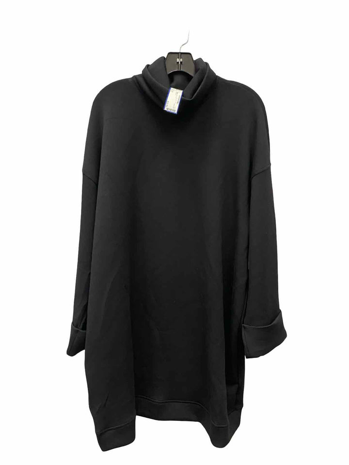 Spanx Size XL Black Sweatshirt