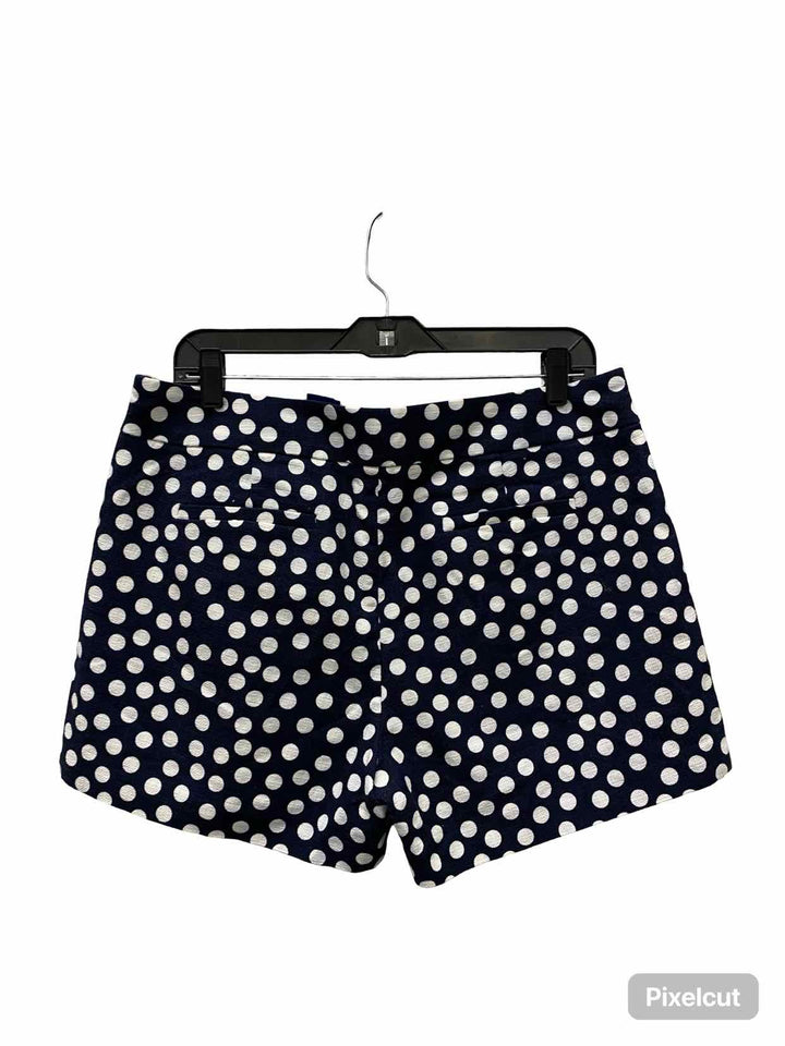 J Crew Size 12 Blue White Polka Dot Shorts