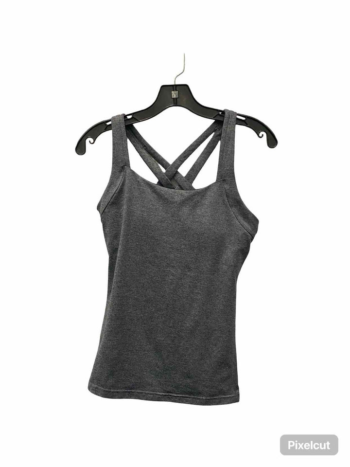 Lucy Size S/M Gray Athletic Tank Top