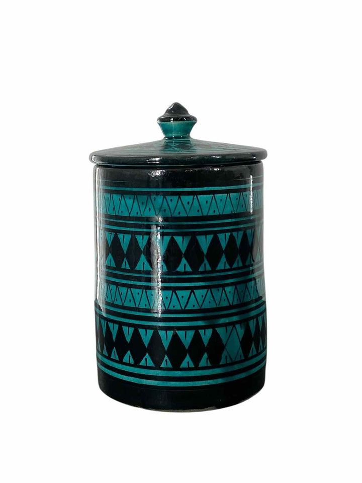 Black Container w/ lid Home Decor