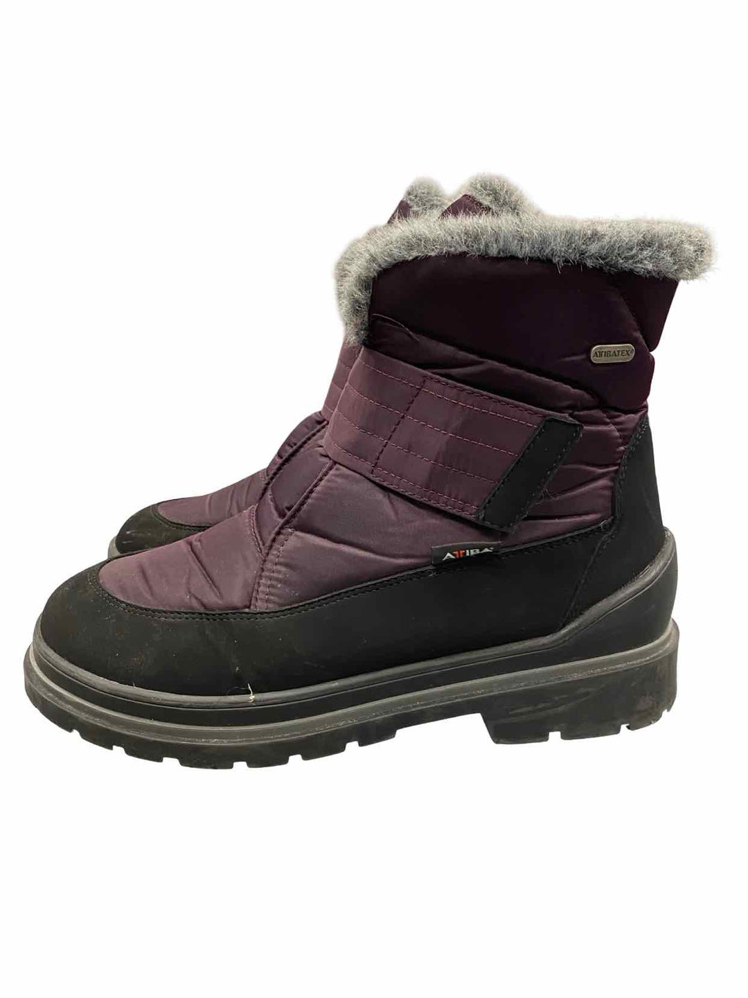 ATTIBA Shoe Size 42 Purple Black Flip Grip Outsole Boots(Ankle)
