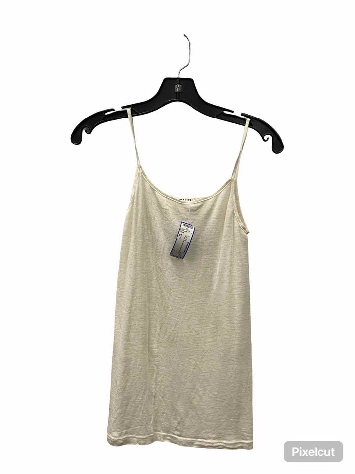 Mini Lila Size M Cream 70% Merino Wool/ 30% Silk Tank Top