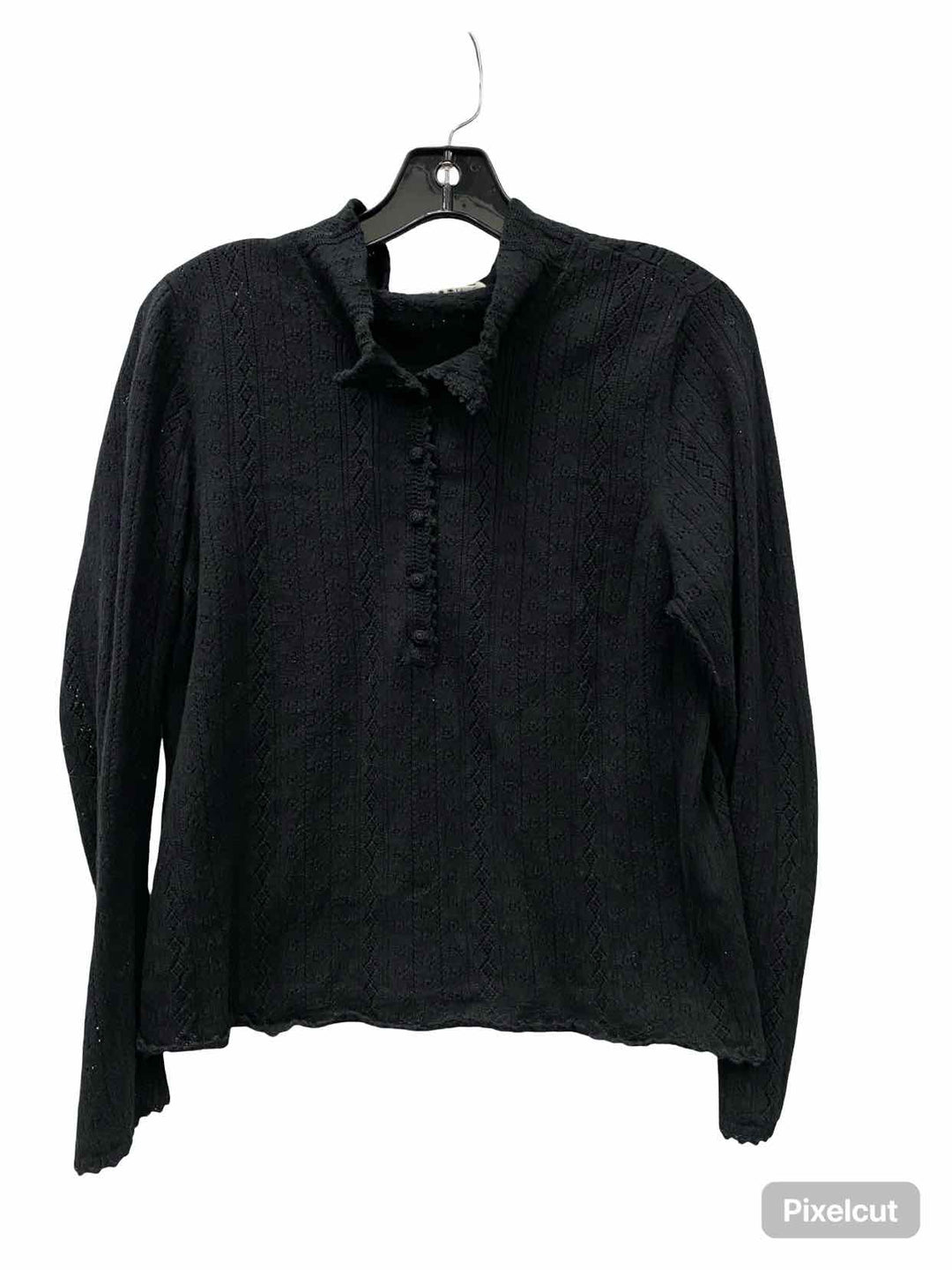 DOEN Size L Black Long Sleeve Shirts