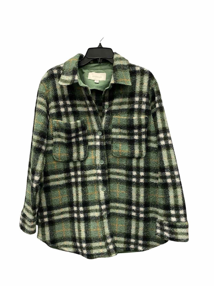 ecothreads Size S Green Plaid Jacket
