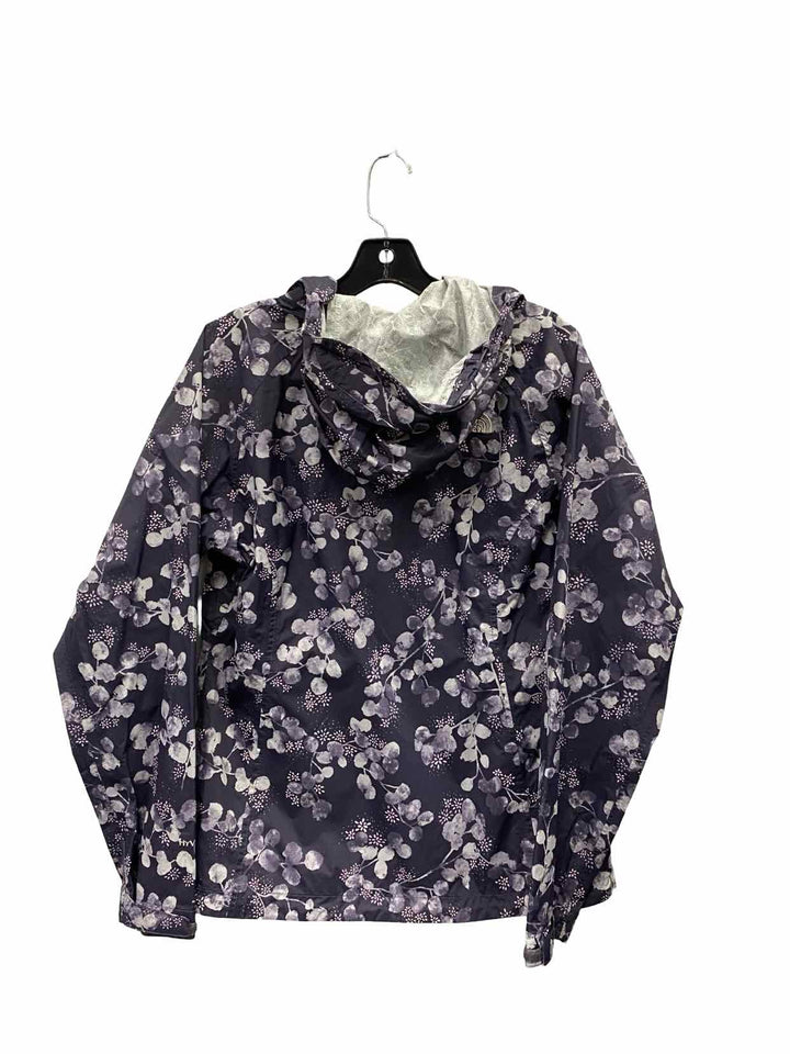 The North Face Size S Purple Floral Jacket (Outdoor)