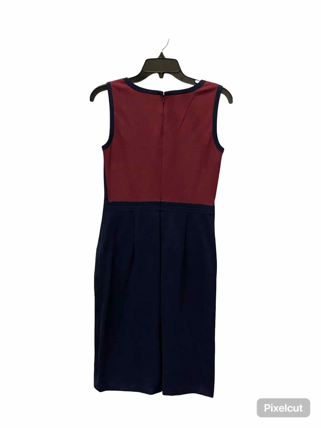Lands End Size 2 Navy Red Dress