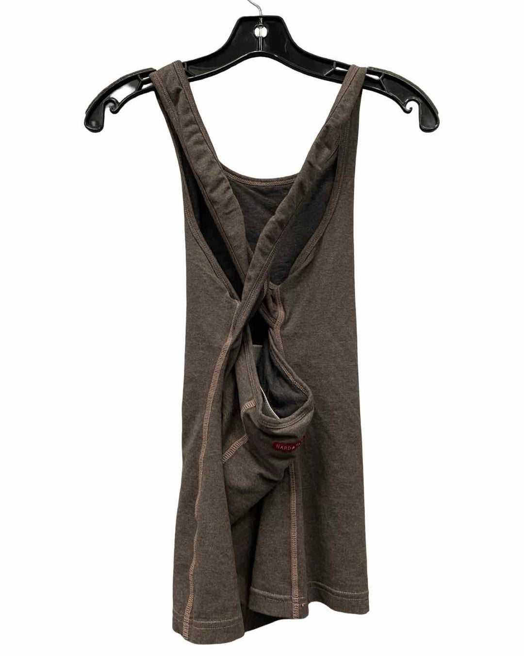 Hard Tail Forever Size M Brown Athletic Tank Top