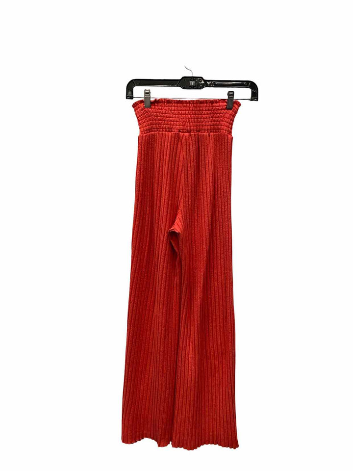 Z supply Size XS Coral Ribbed Athletic Pants