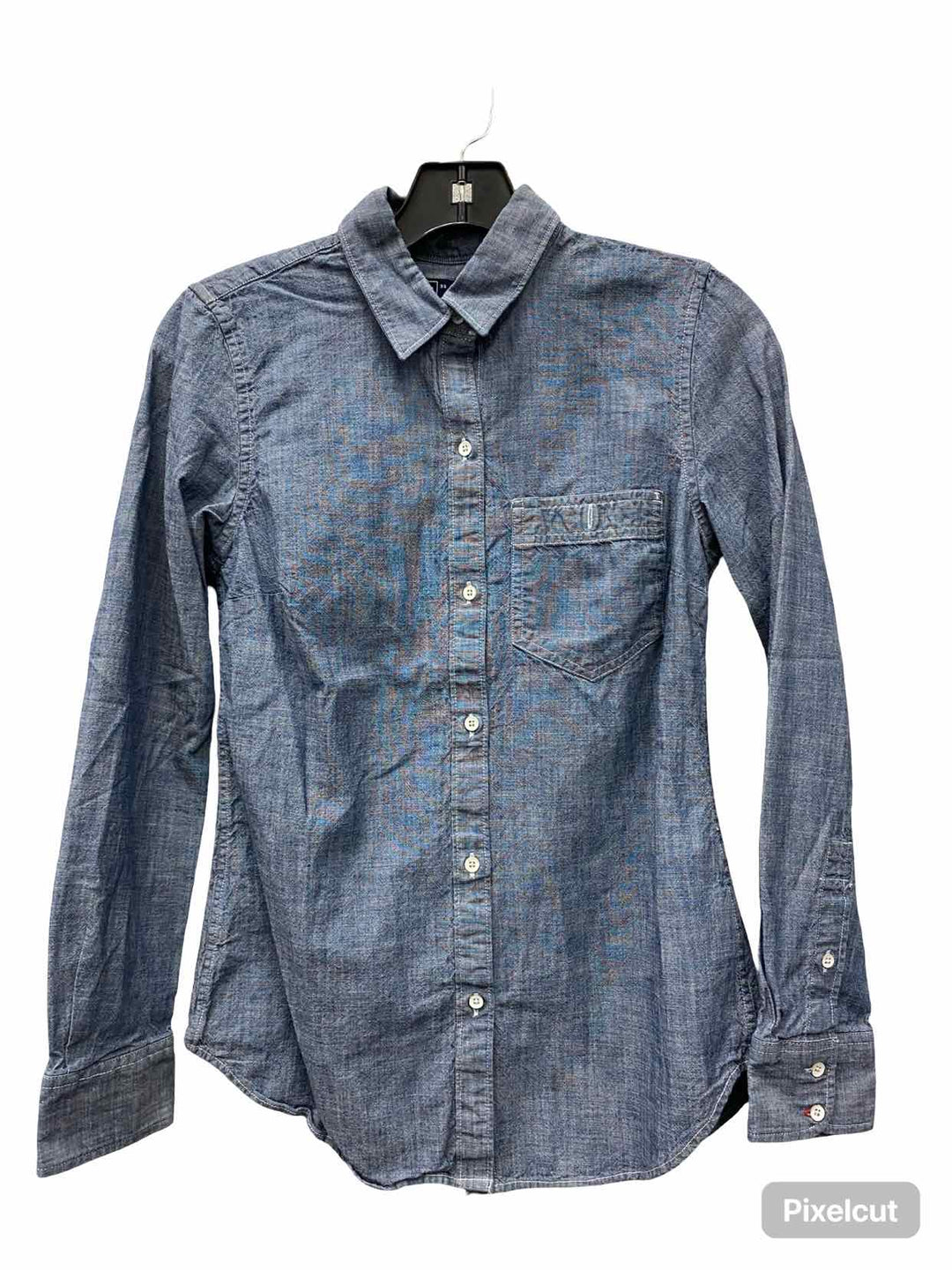 Gap Size XS Blue Long Sleeve Shirts
