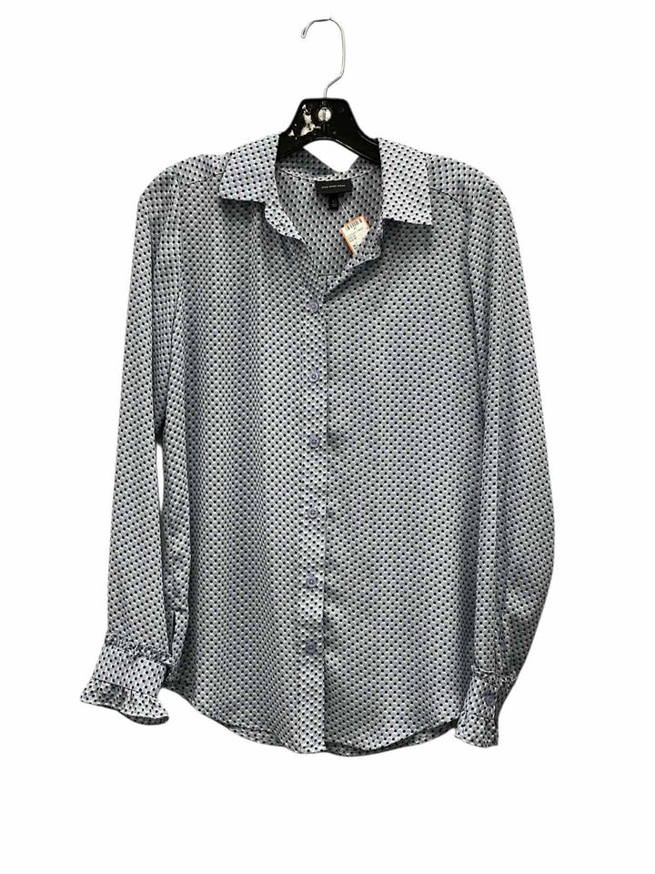 WHOWHATWEAR Size XS Blue Long Sleeve Shirts