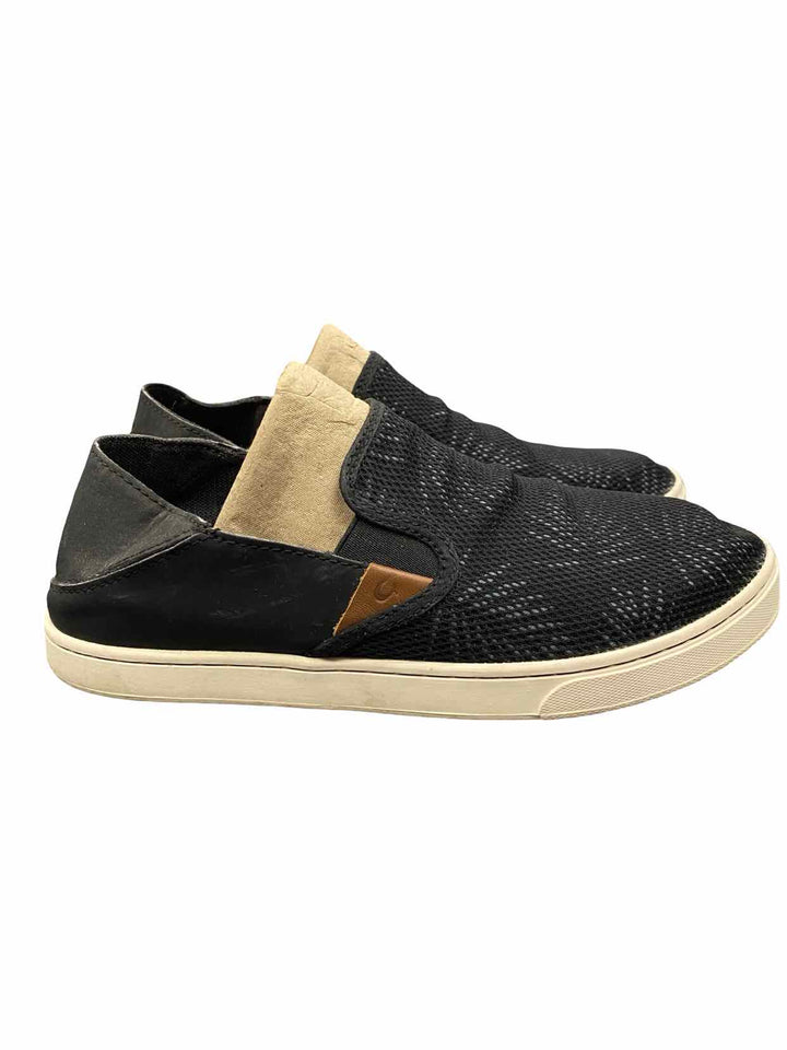 OluKai Shoe Size 8.5 Black Blue Sneakers