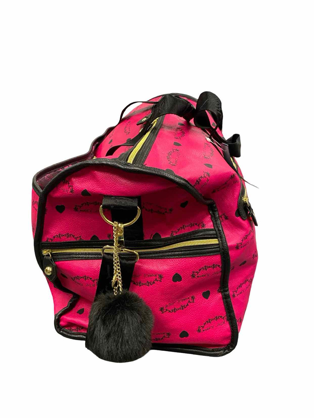 Betsy Johnson Magenta Weekender Purse