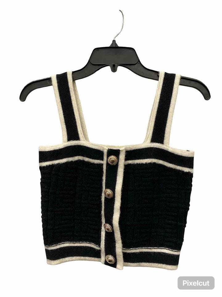 Cider Size XL Black White Tank Top