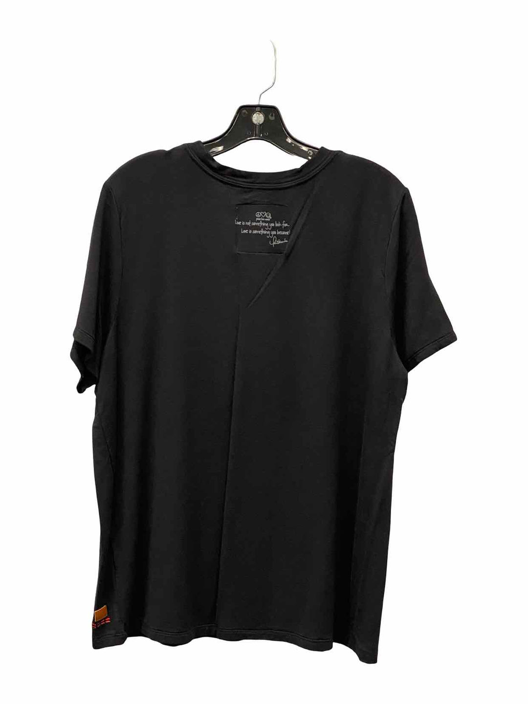 Peace Love World Size L Black T-shirt