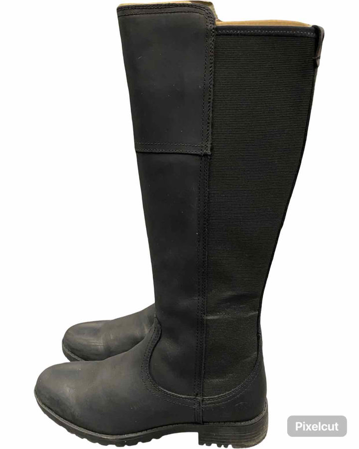 Ariat Shoe Size 7 Black Leather NWOT Sutton II Waterproof Boots(knee)