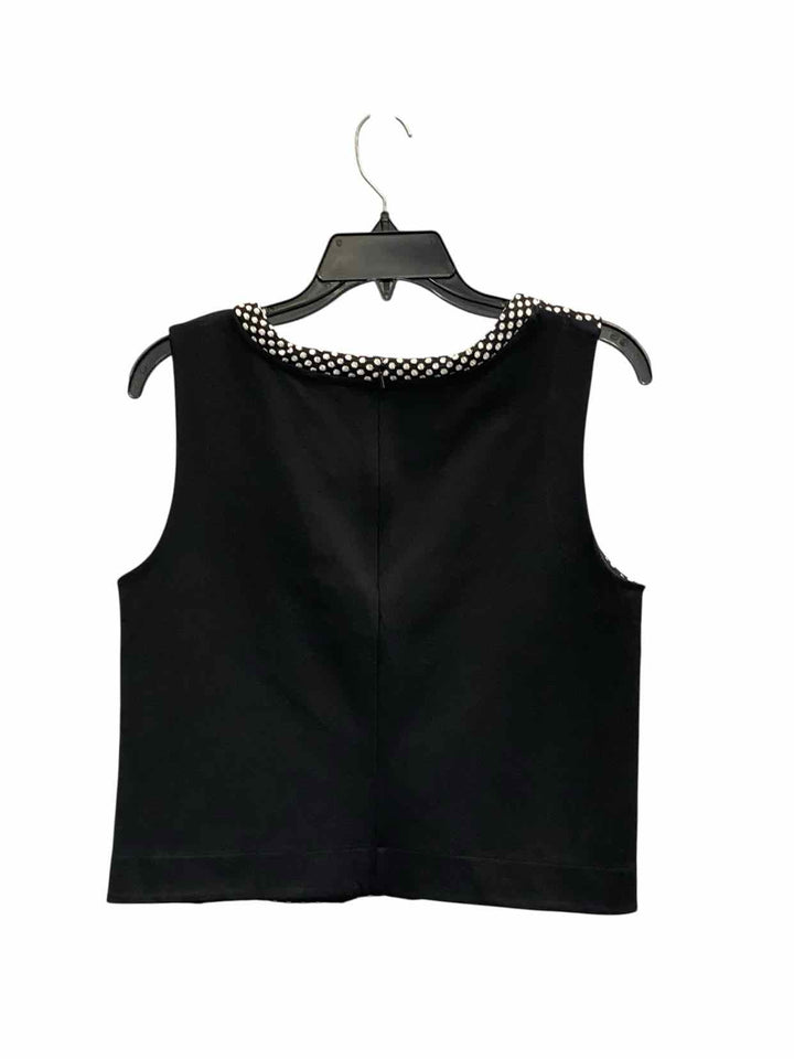 Banana Republic Size M Black White Polka Dot Tank Top