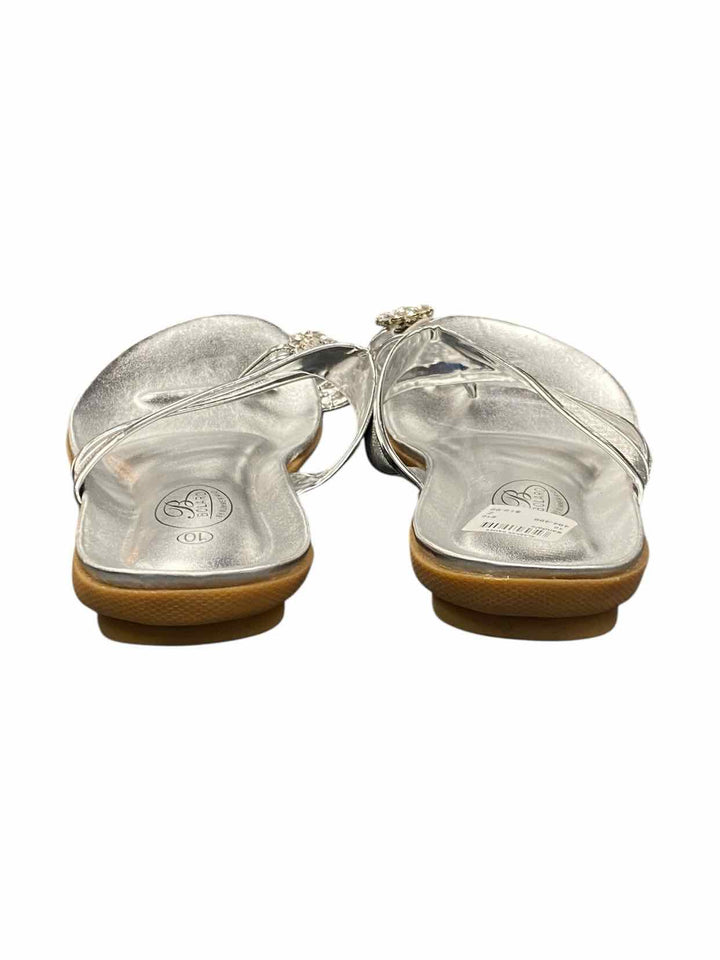 Bolaro Shoe Size 10 Silver Sandals