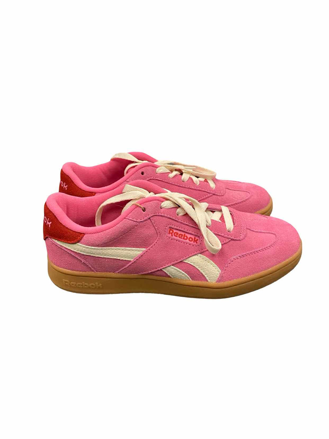 Reebok Shoe Size 7.5 Pink Suede NWOT Forte Lounger Retro Sneakers
