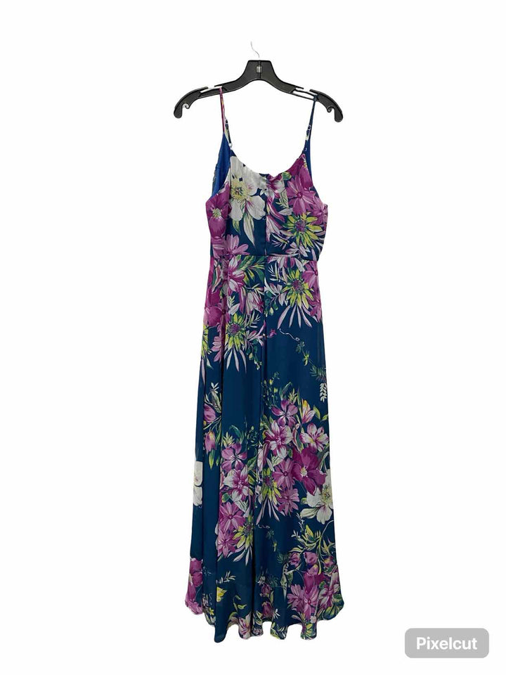 Lulus Size S Blue Purple Floral Dress