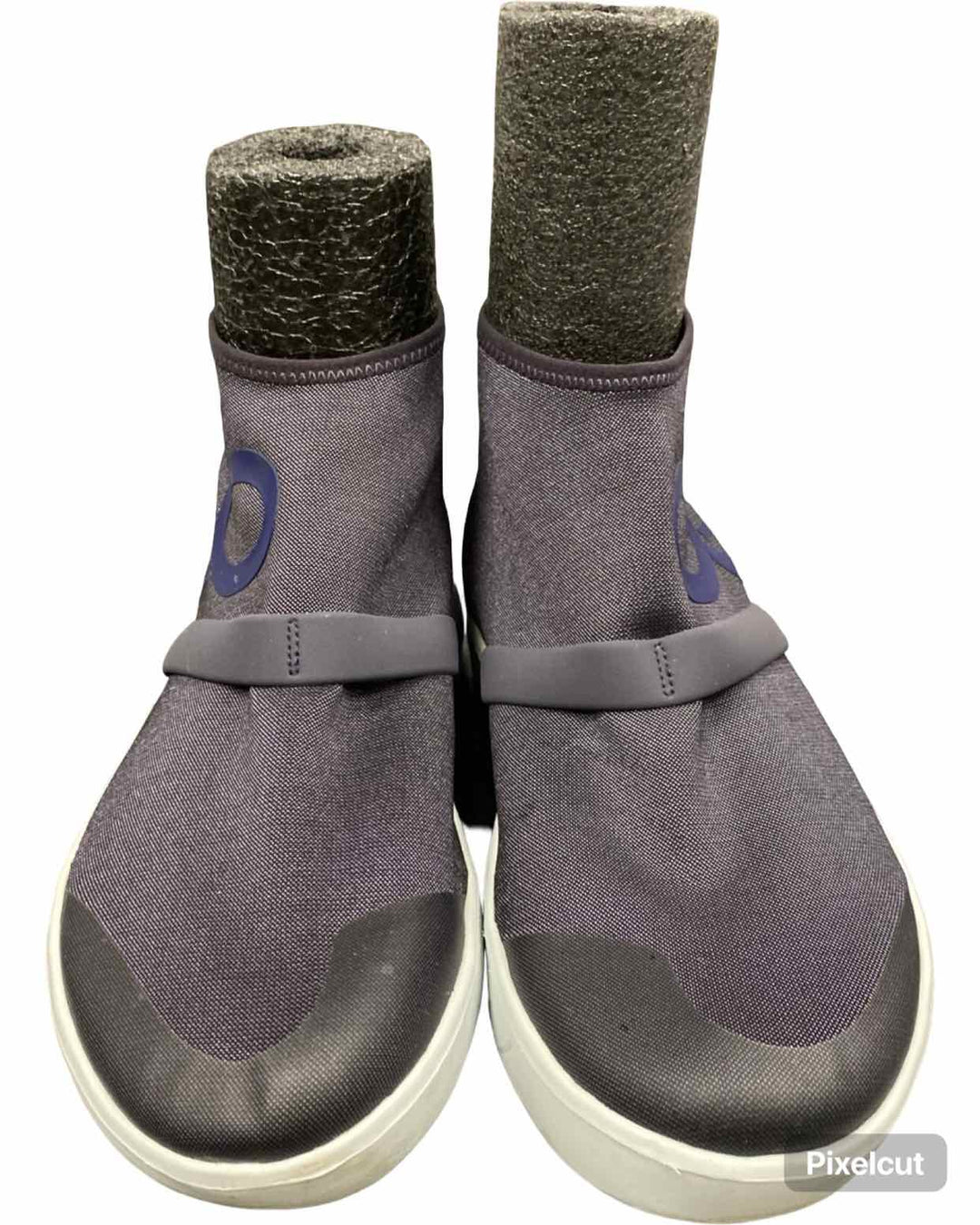 Oofos Shoe Size 9.5 Purple OOmg Fibre High Top Sneakers