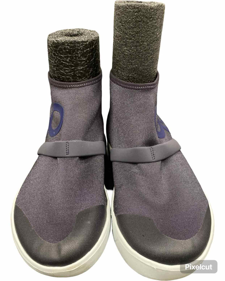 Oofos Shoe Size 9.5 Purple OOmg Fibre High Top Sneakers