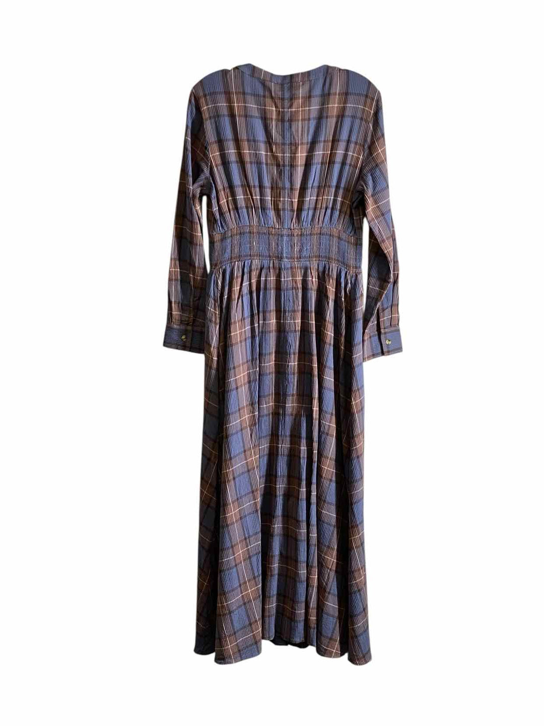 Treasure & Bond Size S Blue Plaid Dress