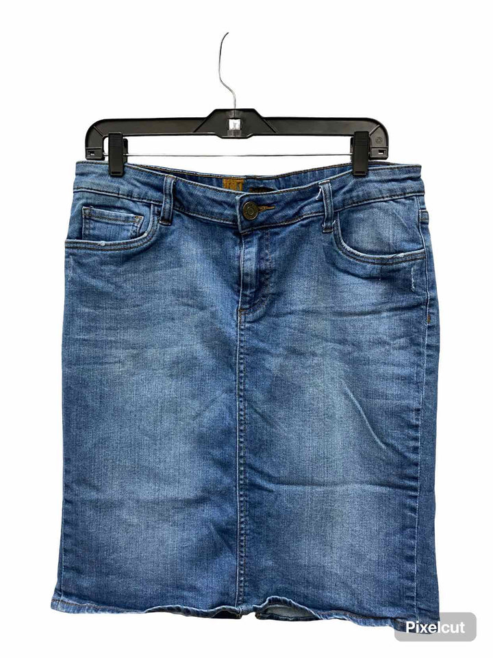 Kut Size 12 Blue Denim Skirt