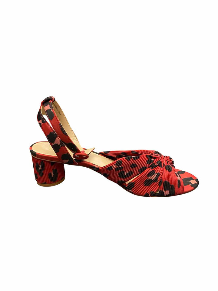 Cabi Shoe Size 9 Red Leopard Heels