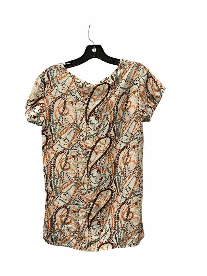 Soyaconcept Size S White Multi Short Sleeve Shirts