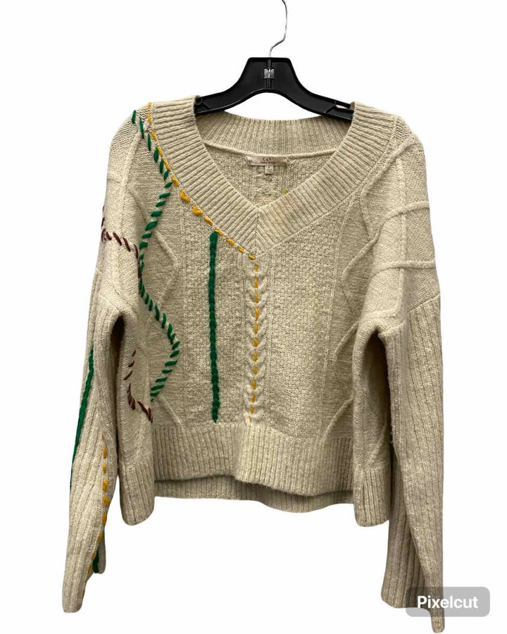 Chelsea & Violet Size 8 Light Brown Sweater