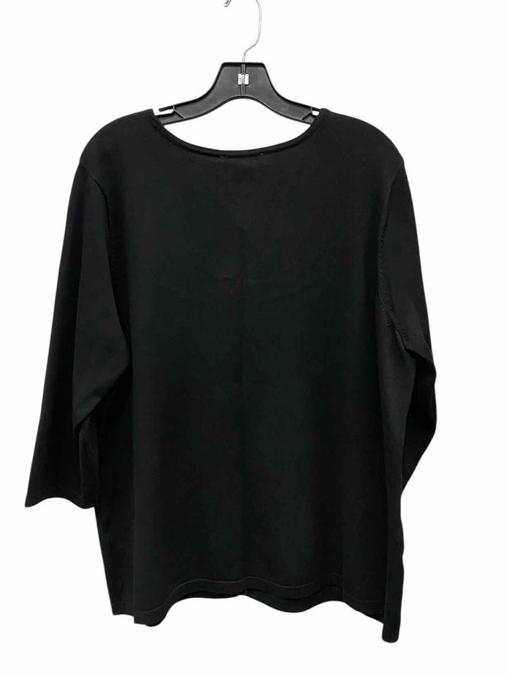 CJ Banks Size 1X Black Sweater