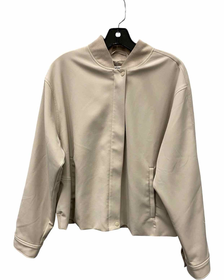Athleta Size L Off White Jacket (Outdoor)