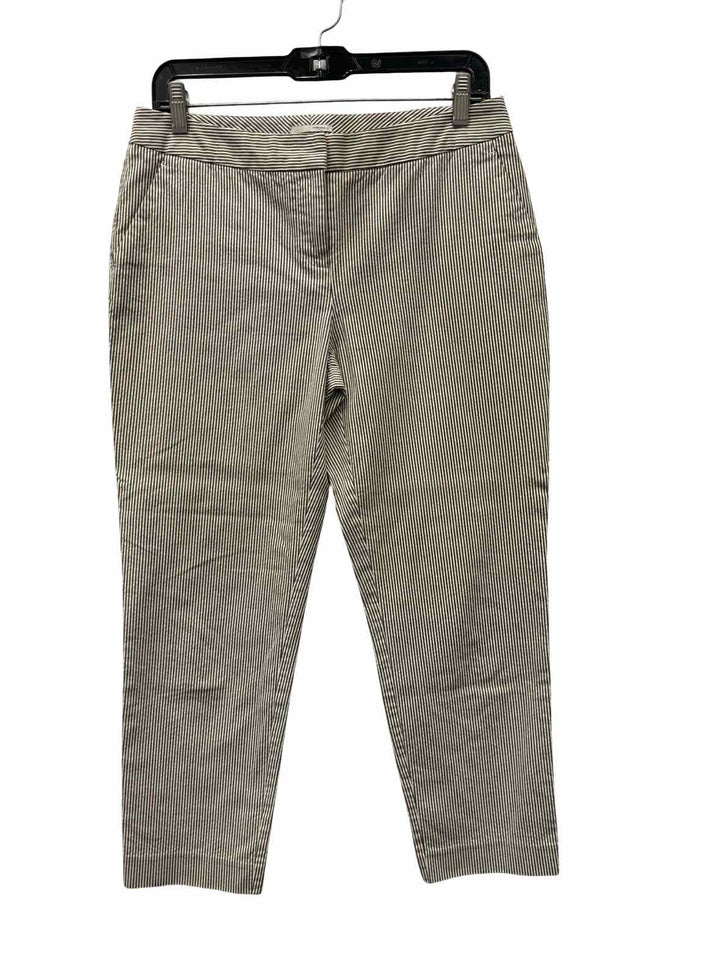 Halogen Size 6P Gray Stripe Pants