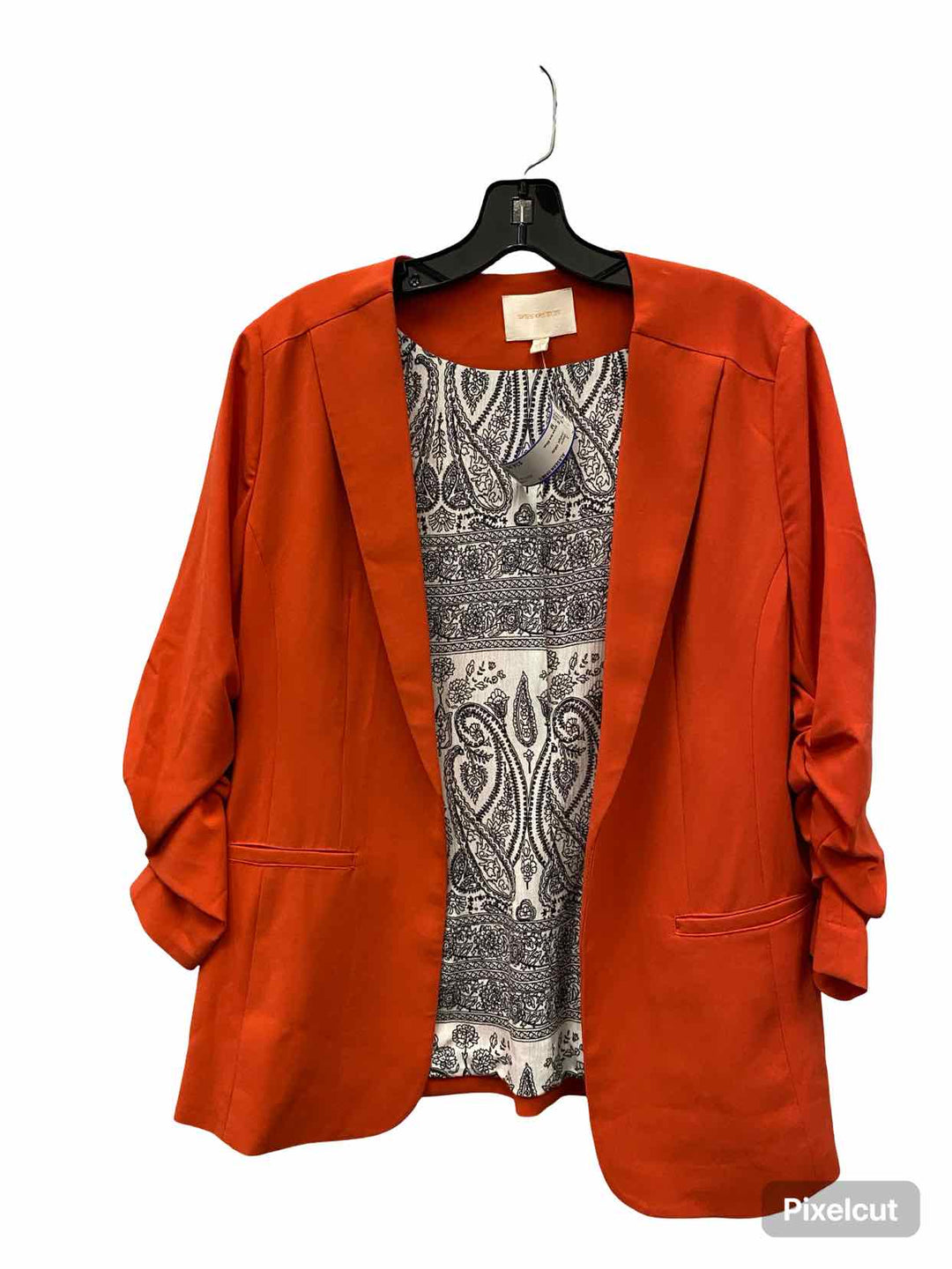 Skies are Blue Size M Orange White Blazer