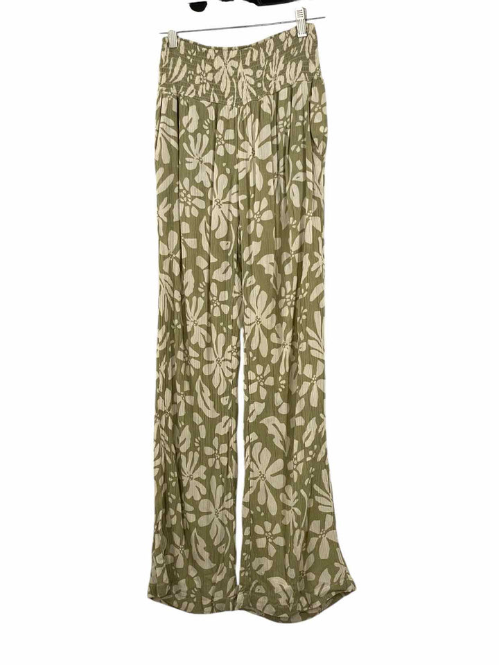 Billabong Size S Green Gray White Pants