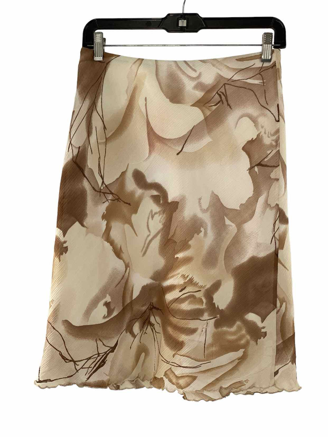 Paris Botique Size 40(M) Beige Print Skirt