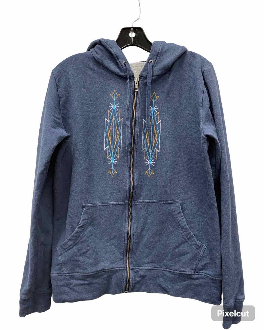 Patagonia Size L Blue Print Sweatshirt