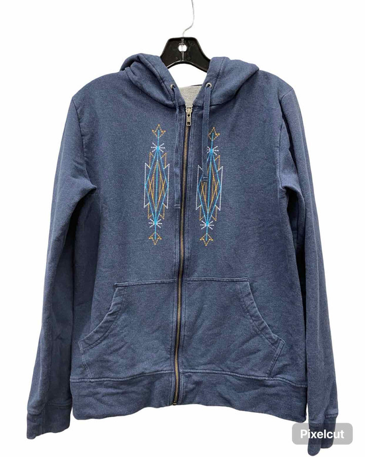 Patagonia Size L Blue Print Sweatshirt